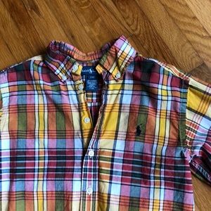 Ralph Lauren plaid boys button up